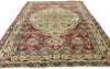 4 x 6 Distressed Antique Persian Kerman Rug 77515