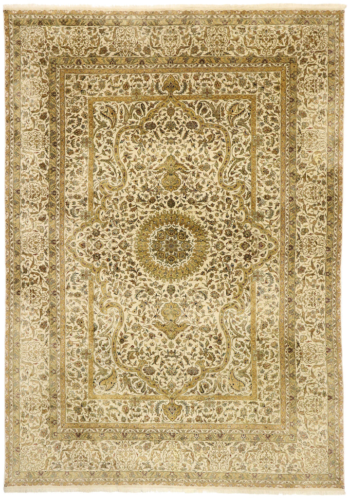 10 x 14 Vintage Indian Rug 77520