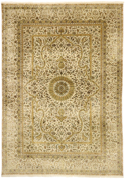 10 x 14 Vintage Indian Rug 77520
