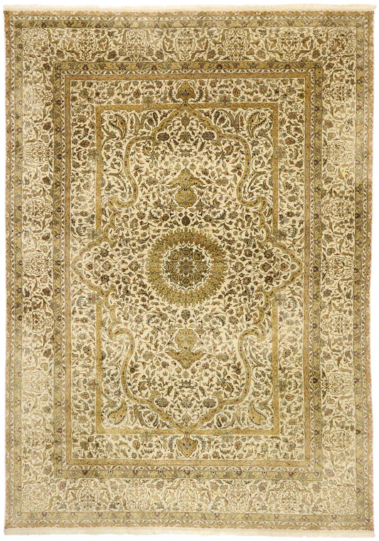 10 x 14 Vintage Indian Rug 77520