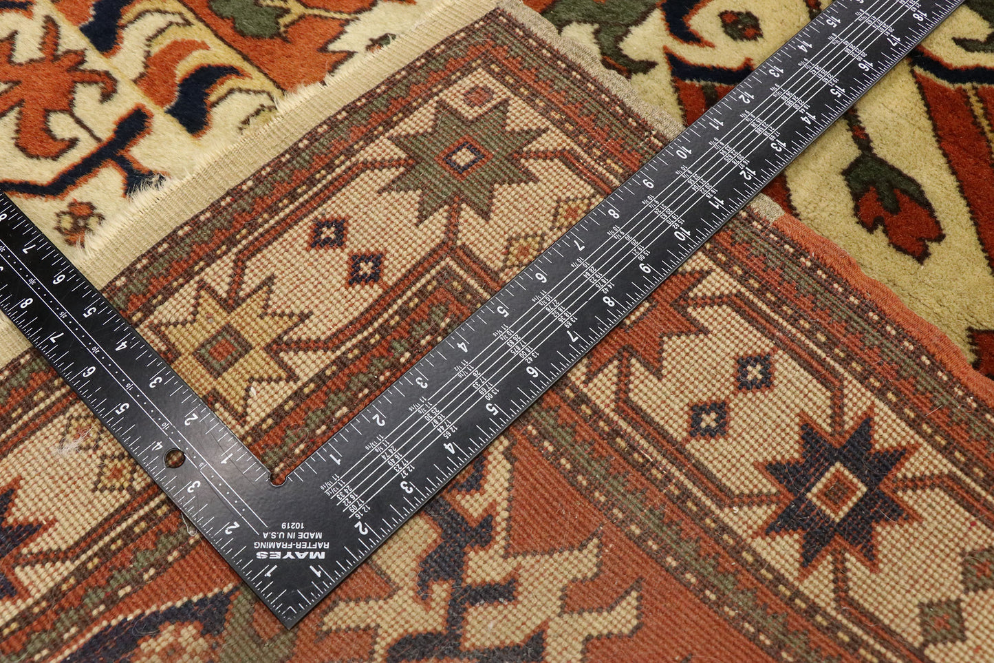 4 x 6 Vintage Caucasian Chelaberd Kazak Rug 77521