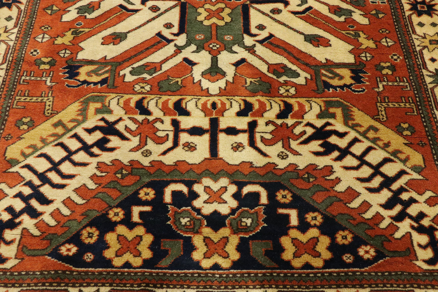 4 x 6 Vintage Caucasian Chelaberd Kazak Rug 77521