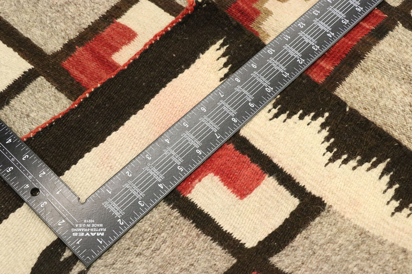 3 x 6 Vintage Crystal Navajo Storm Rug 77527