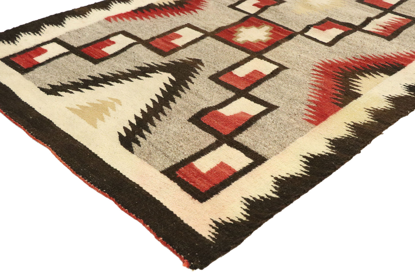 3 x 6 Vintage Crystal Navajo Storm Rug 77527