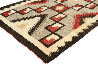 3 x 6 Vintage Crystal Navajo Storm Rug 77527