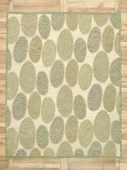 9 x 11 Antique French Aubusson Rug 77528