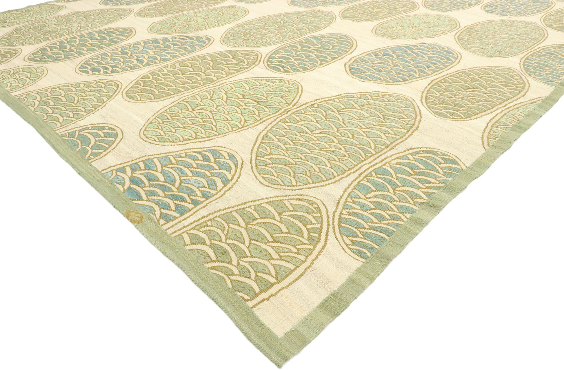 9 x 11 Antique French Aubusson Rug 77528