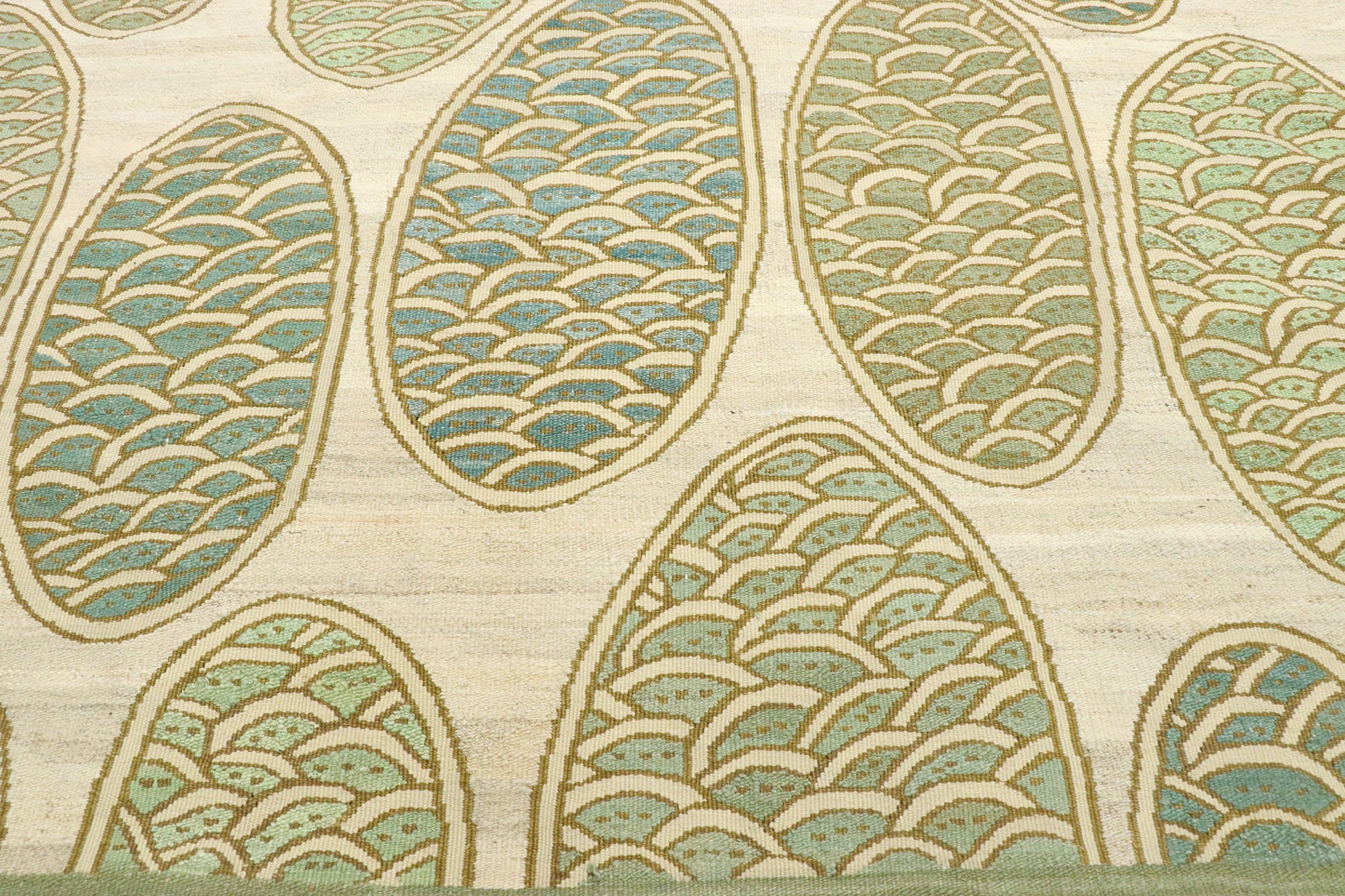 9 x 11 Antique French Aubusson Rug 77528