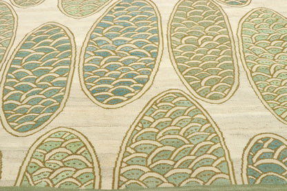 9 x 11 Antique French Aubusson Rug 77528