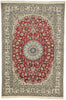 6 x 10 Vintage Persian Nain Rug 77531