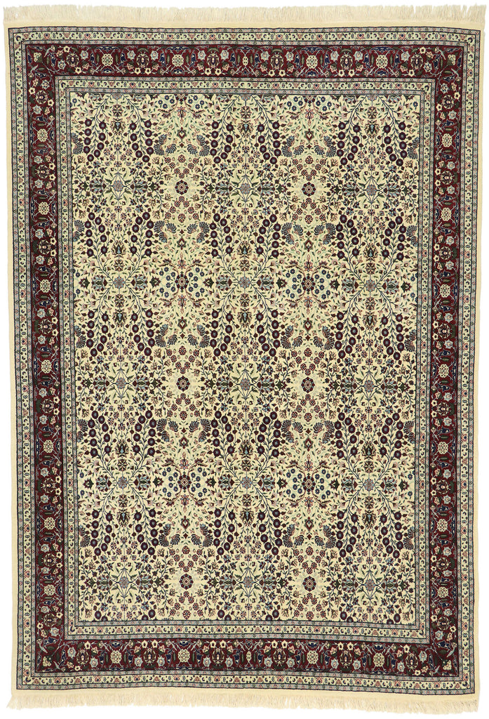 8 x 11 Vintage Turkish Harker Millefleur Rug 77534