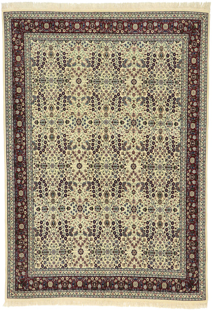 8 x 11 Vintage Turkish Harker Millefleur Rug 77534