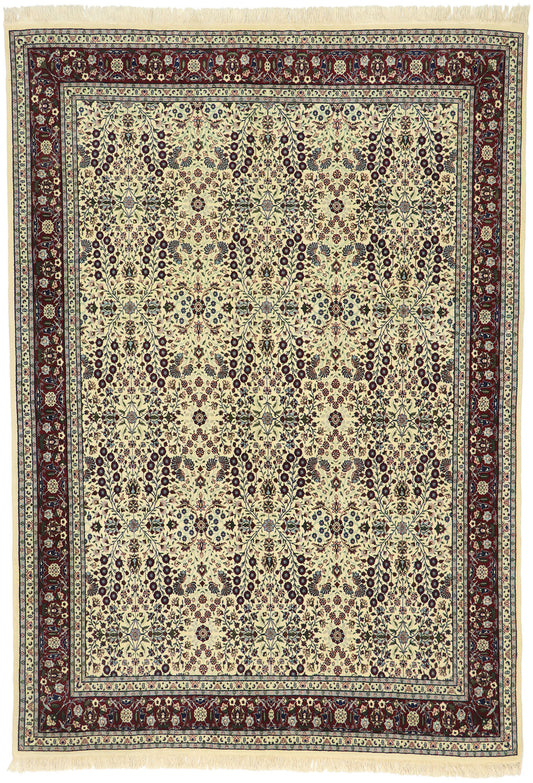 8 x 11 Vintage Turkish Harker Millefleur Rug 77534