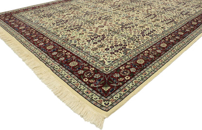 8 x 11 Vintage Turkish Harker Millefleur Rug 77534