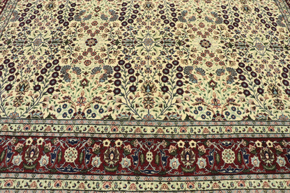 8 x 11 Vintage Turkish Harker Millefleur Rug 77534