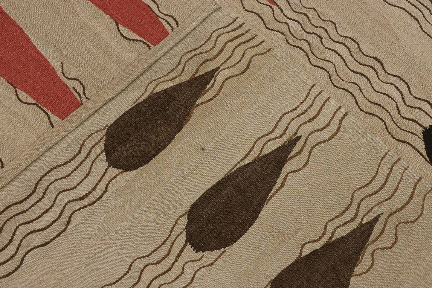 7 x 10 Vintage Turkish Kilim Rug 77536
