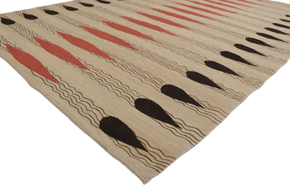 7 x 10 Vintage Turkish Kilim Rug 77536