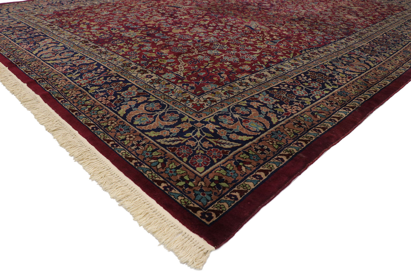 10 x 14 Antique Indian Agra Rug 77541