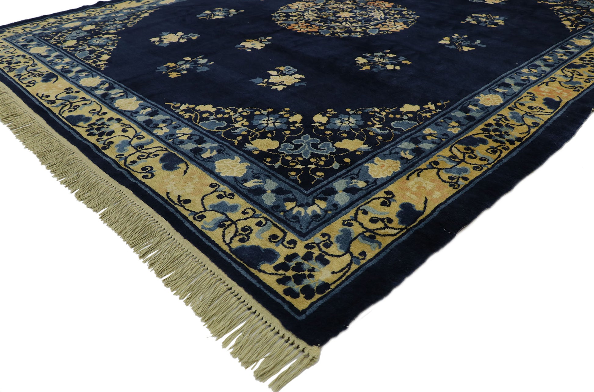 8 x 10 Antique Chinese Peking Rug 77542