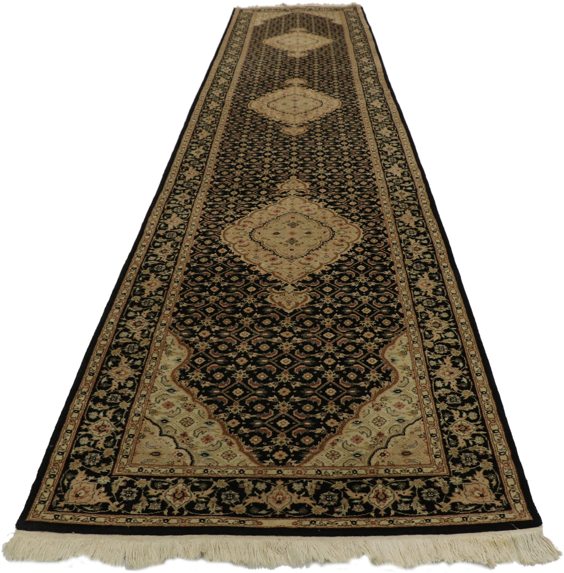 3 x 15 Vintage Persian Indian Runner 77545