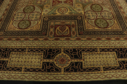 9 x 12 Vintage Indian Rug 77553