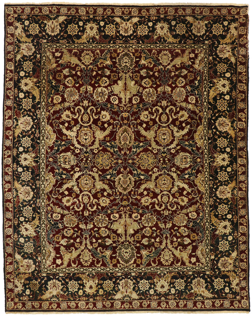 8 x 10 Traditional Vintage Indian Rug 77554