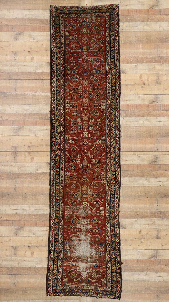 3 x 12 Antique Persian Mahal Rug 77555