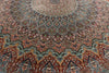 10 x 10 Vintage Persian Tabriz Round Rug 77558