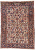 7 x 10 Antique Persian Heriz Dragon Rug 77559