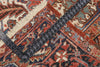 7 x 10 Antique Persian Heriz Dragon Rug 77559