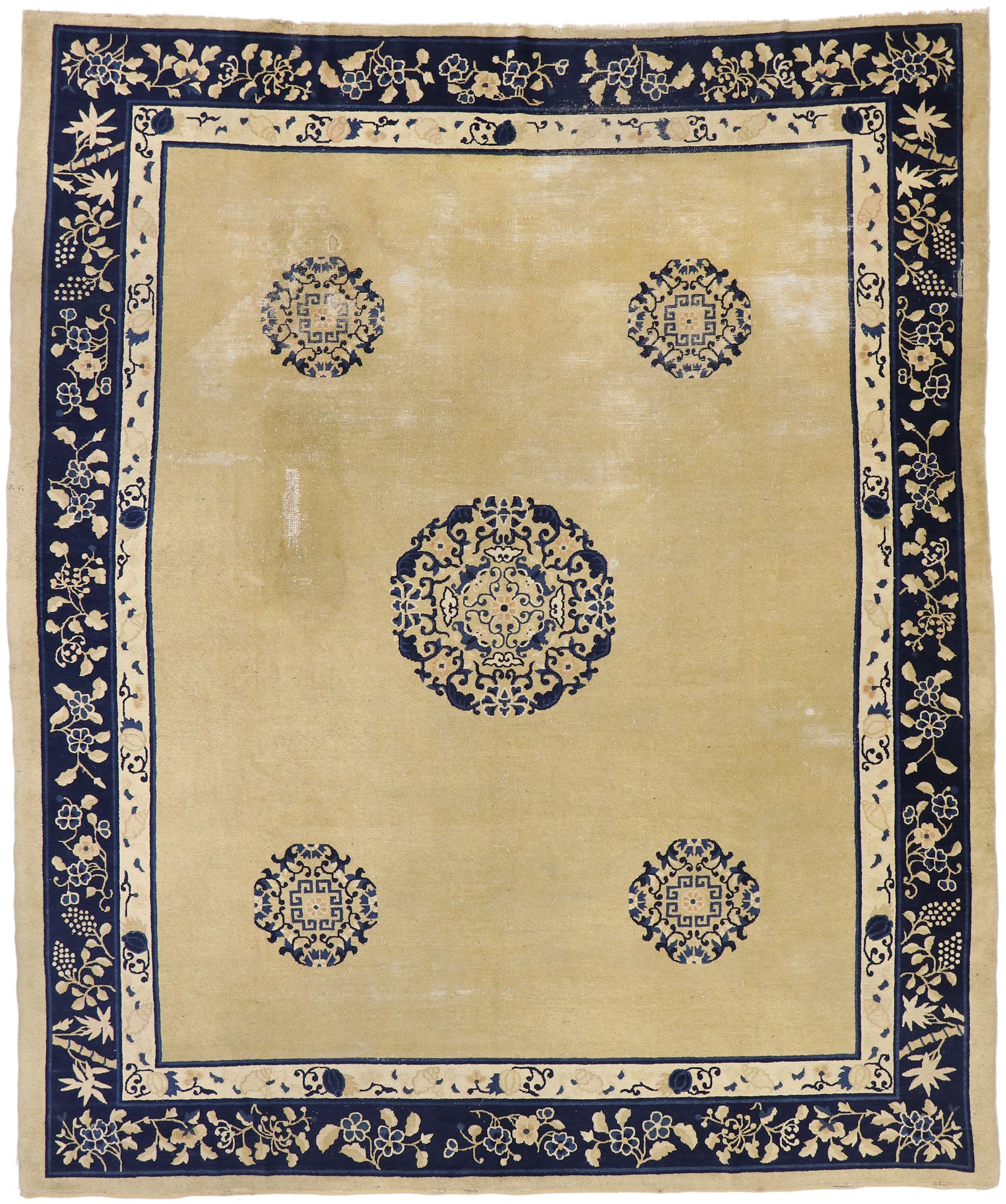 8 x 9 Antique Chinese Peking Rug 77562