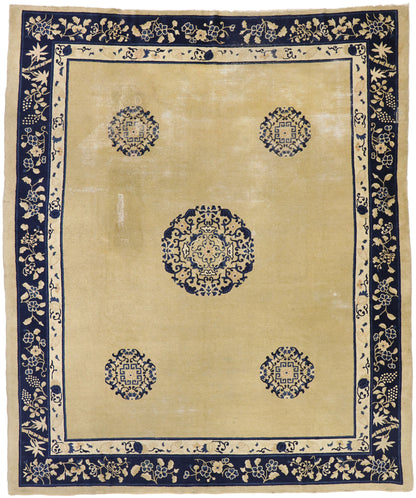 8 x 9 Antique Chinese Peking Rug 77562