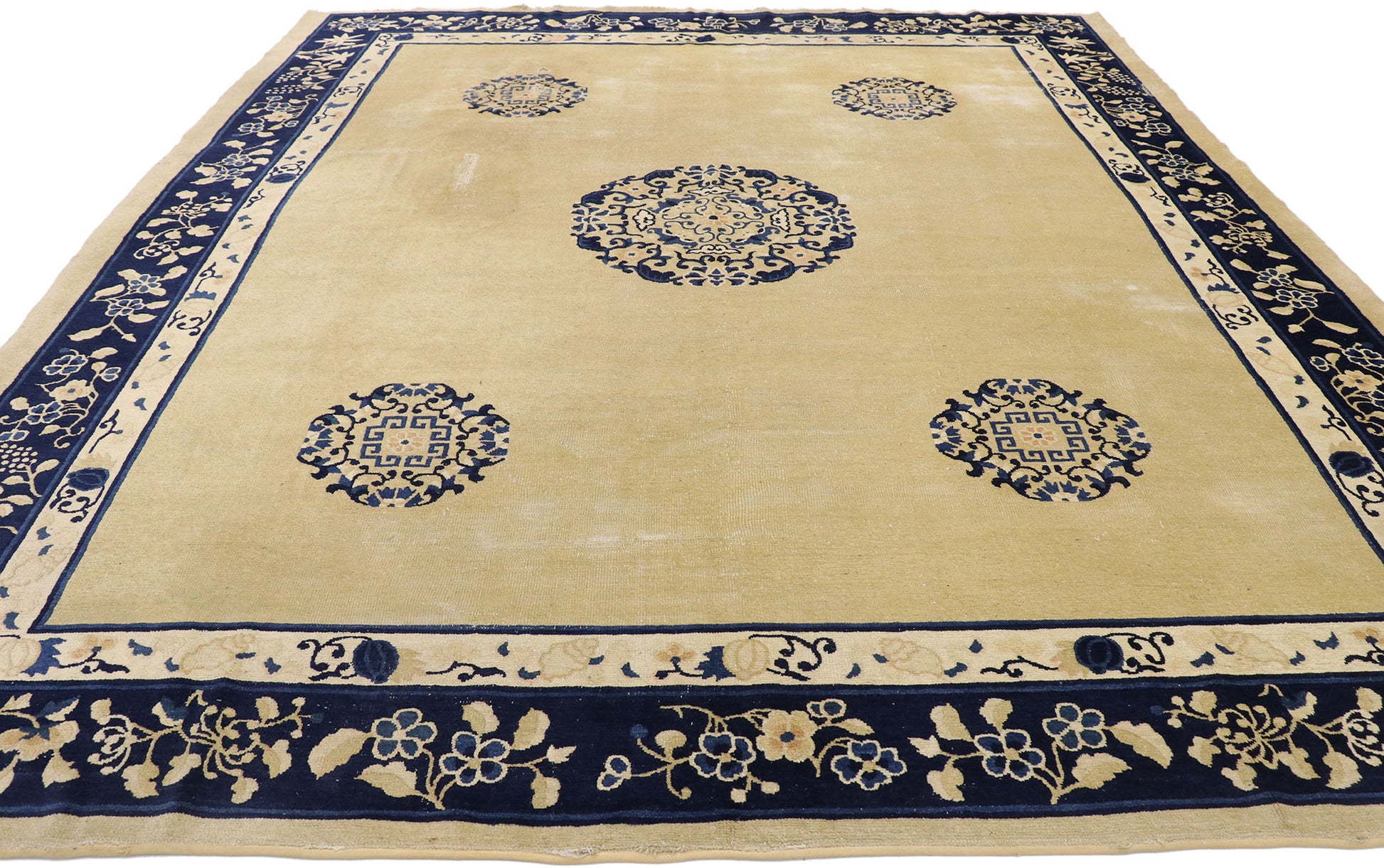 8 x 9 Antique Chinese Peking Rug 77562