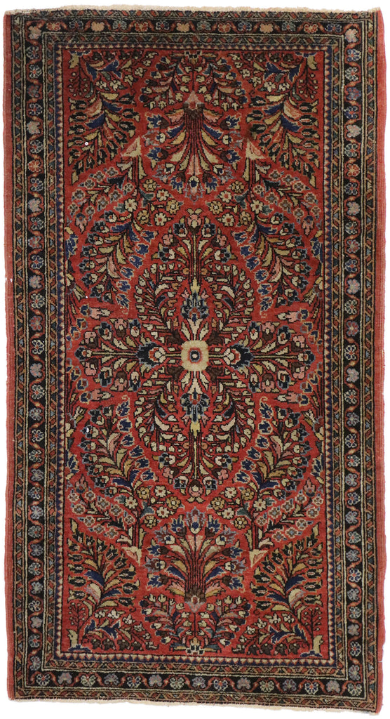 2 x 4 Antique Persian Sarouk Rug 77566