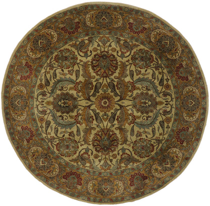 8 x 8 Vintage Indian Round Rug 77567