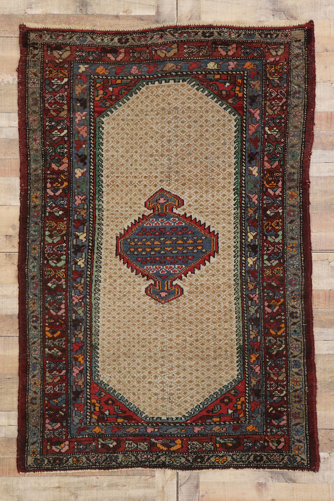 4 x 6 Antique Persian Hamadan Rug 77568