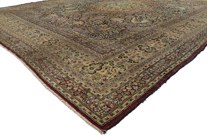12 x 15 Antique Persian Mashhad Rug 77569