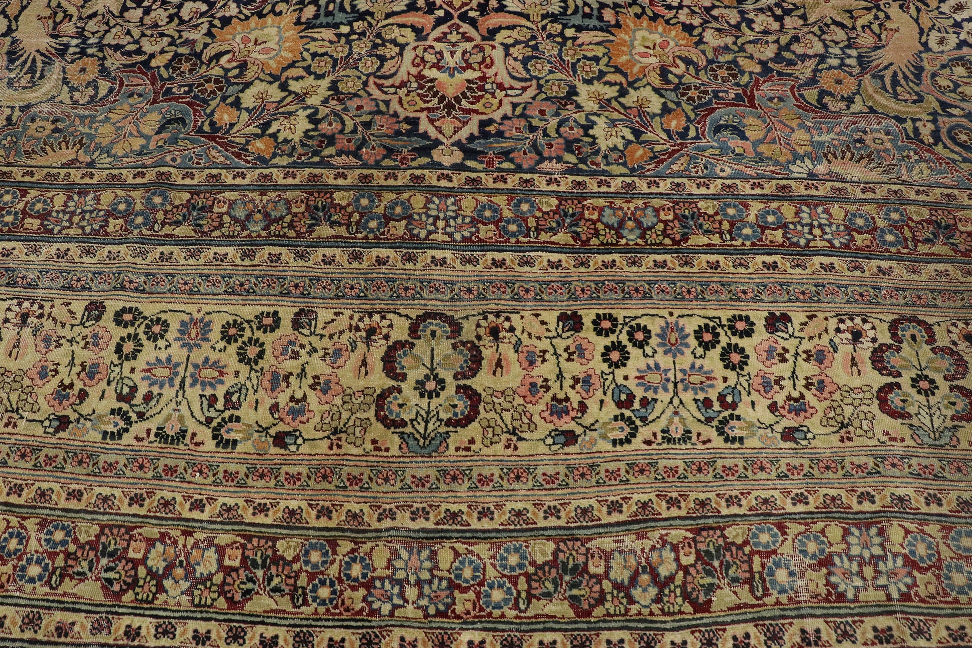 12 x 15 Antique Persian Mashhad Rug 77569