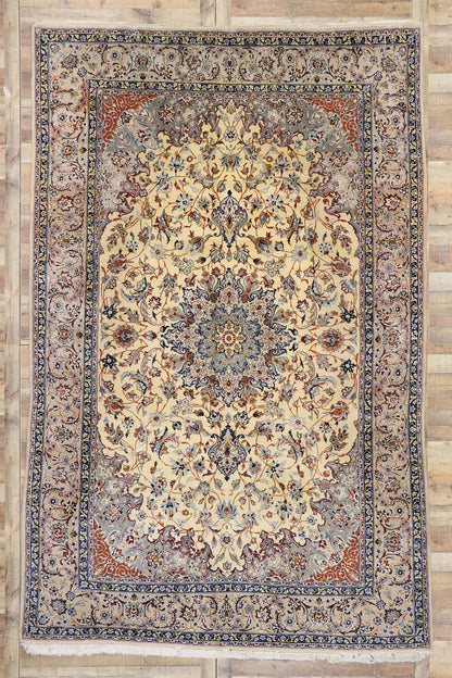 8 x 13 Vintage Persian Nain Rug 77571