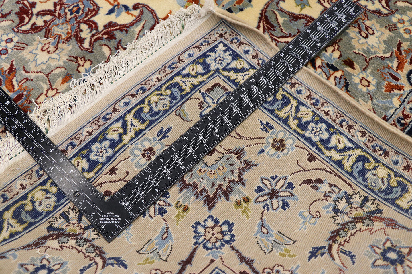 8 x 13 Vintage Persian Nain Rug 77571