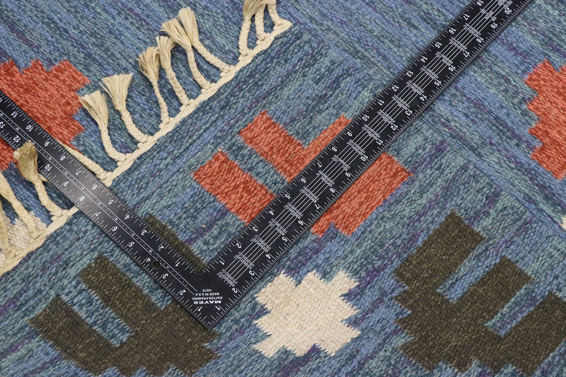5 x 9 Vintage Swedish Kilim Rug 77574