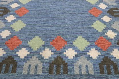 5 x 9 Vintage Swedish Kilim Rug 77574
