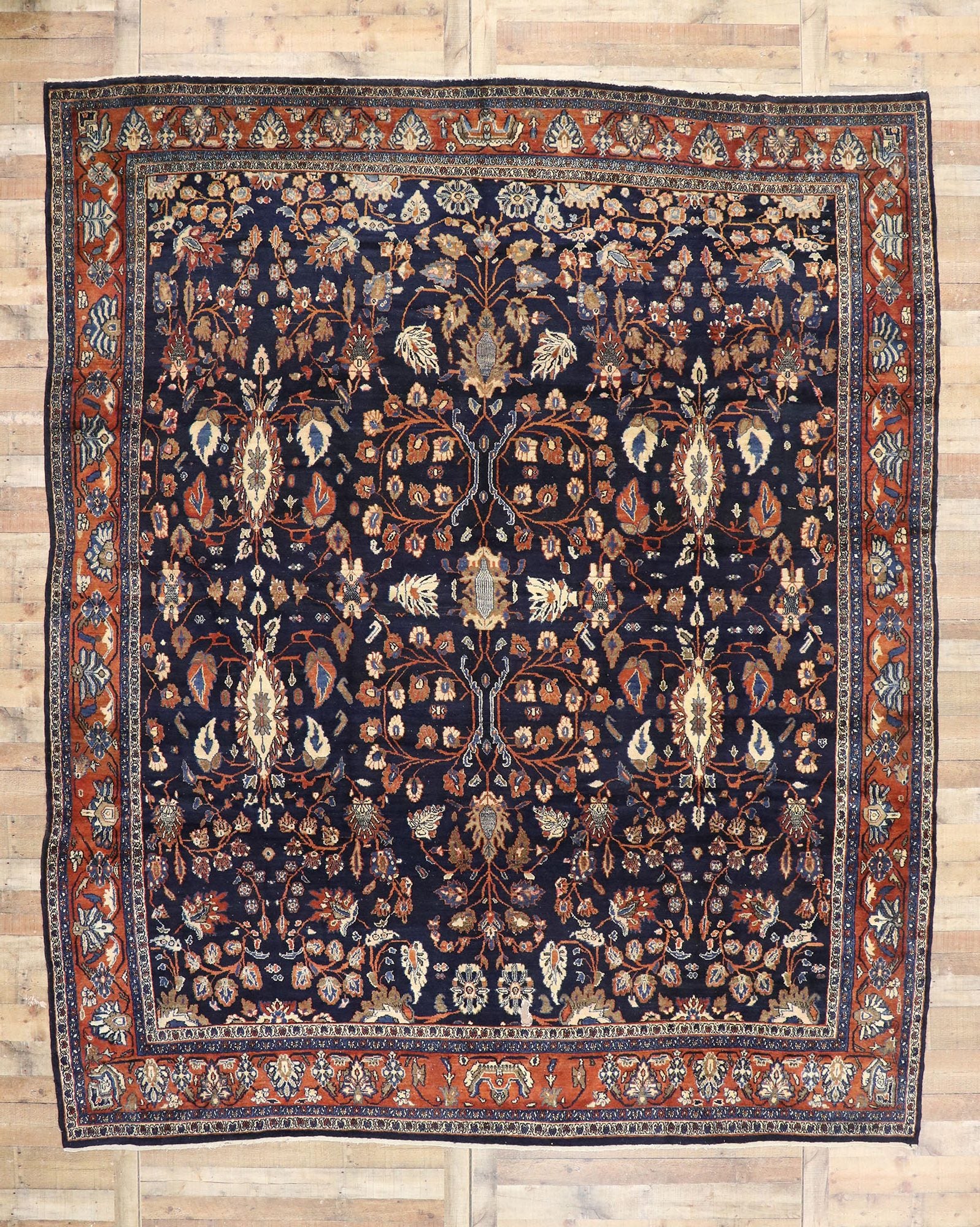11 x 13 Antique Persian Bibikabad Rug 77575
