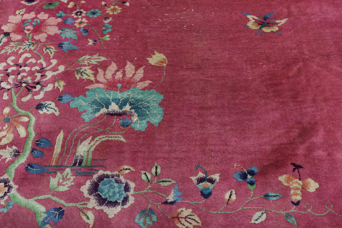 9 x 11 Antique Chinese Art Deco Rug 77581