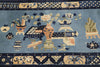 2 x 5 Antique Chinese Baotou Rug 77586