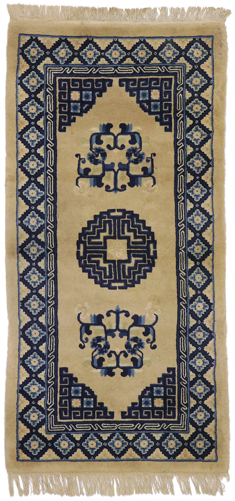 2 x 5 Antique Chinese Baotou Rug 77588