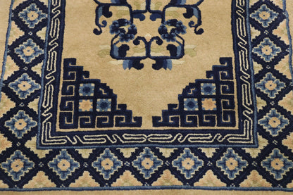 2 x 5 Antique Chinese Baotou Rug 77588
