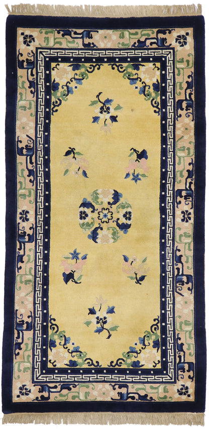 3 x 6 Antique Chinese Peking Rug 77590