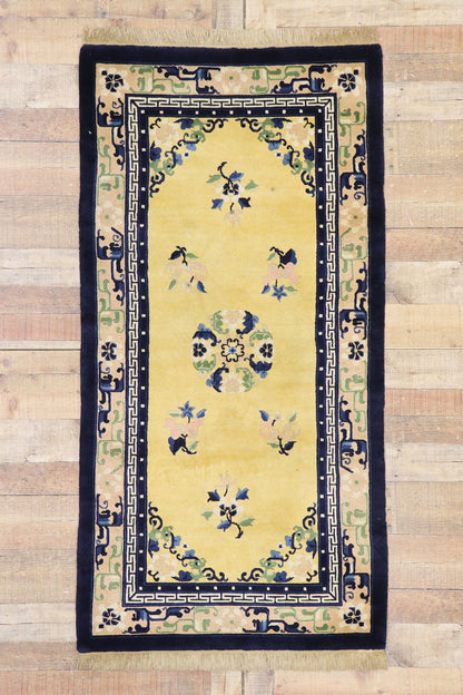 3 x 6 Antique Chinese Peking Rug 77590