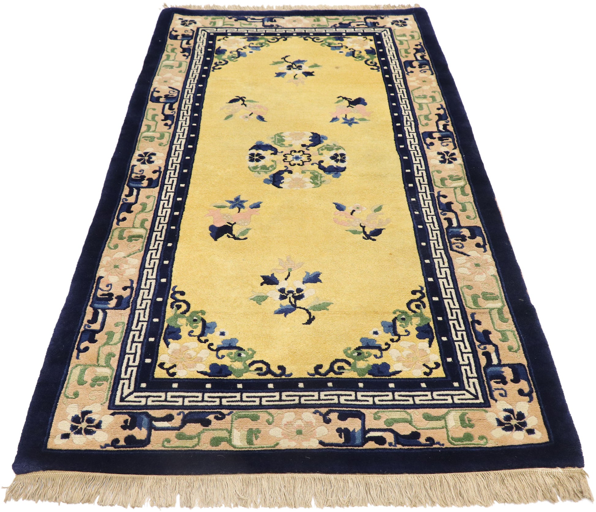 3 x 6 Antique Chinese Peking Rug 77590